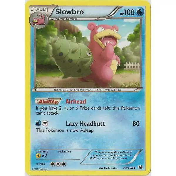 Pokemon Trading Card Game Black & White Dark Explorers Uncommon Slowbro #24