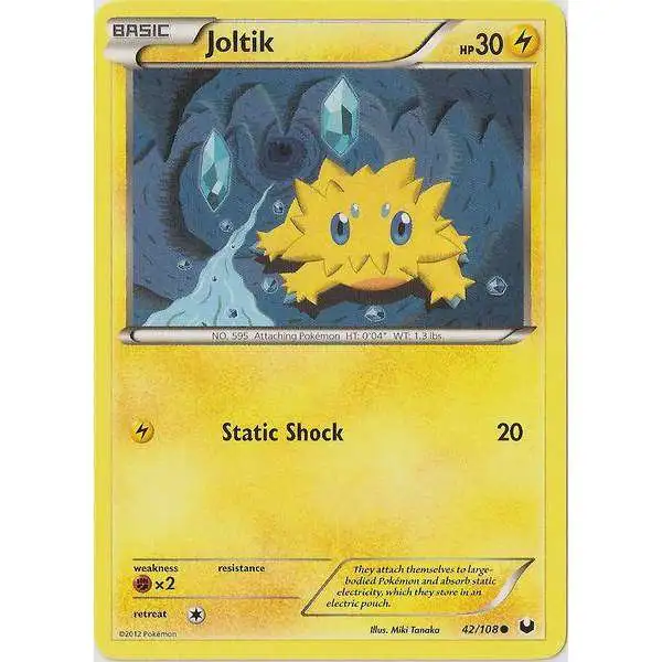 Pokemon Trading Card Game Black & White Dark Explorers Common Joltik #42