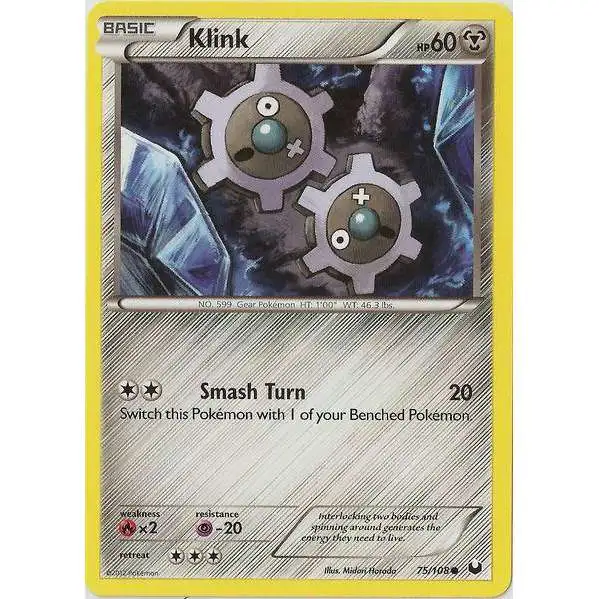 Pokemon Trading Card Game Black & White Dark Explorers Common Klink #75
