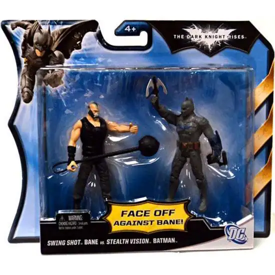 The Dark Knight Rises Swing Shot Bane vs. Stealth Vision Batman Action Figure 2-Pack [Damaged Package]