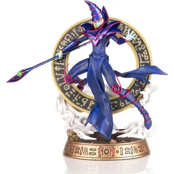 YuGiOh Dark Magician 12-Inch Collectible PVC Statue [Blue Variant]