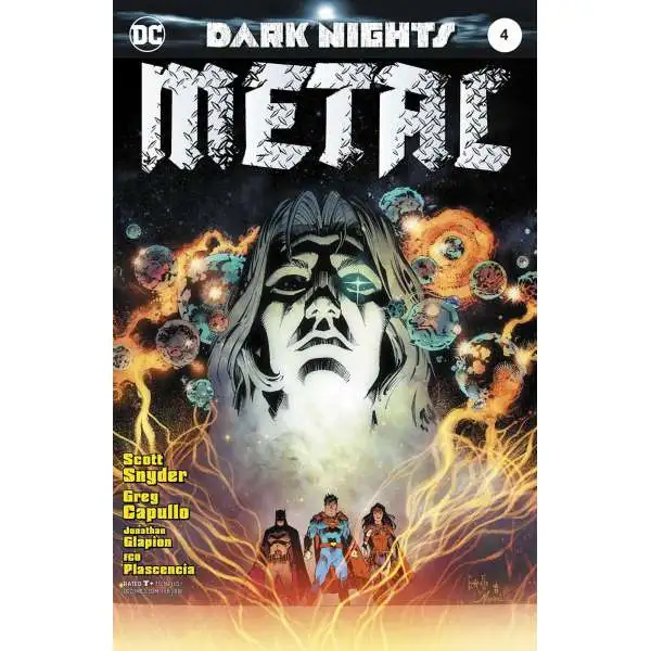 DC Dark Nights Metal #4 Comic Book [1st Print Foil Embossed]