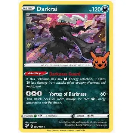 Pokemon Trading Card Game Trick or Trade Promo Darkrai #105/189