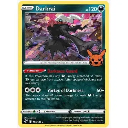 Pokemon Trading Card Game Trick or Trade BOOster Bundle 2022 Promo Darkrai #105