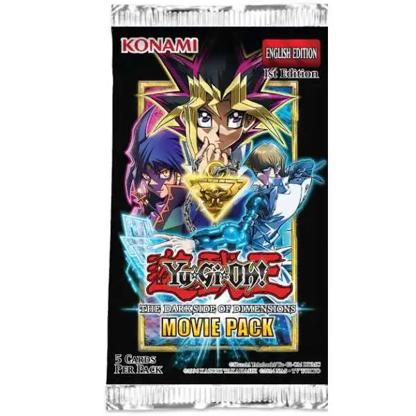 YuGiOh Dark Side of Dimensions Movie Pack Booster Pack [5 Cards]