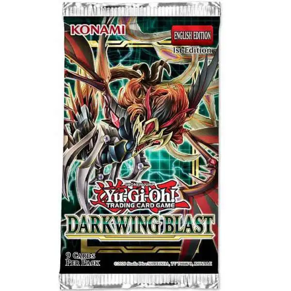 YuGiOh Darkwing Blast Booster Pack [9 Cards]