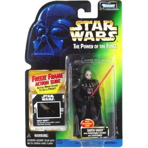 Star Wars Return of the Jedi Power of the Force POTF2 Kenner Collection Darth Vader Action Figure [Removable Helmet]