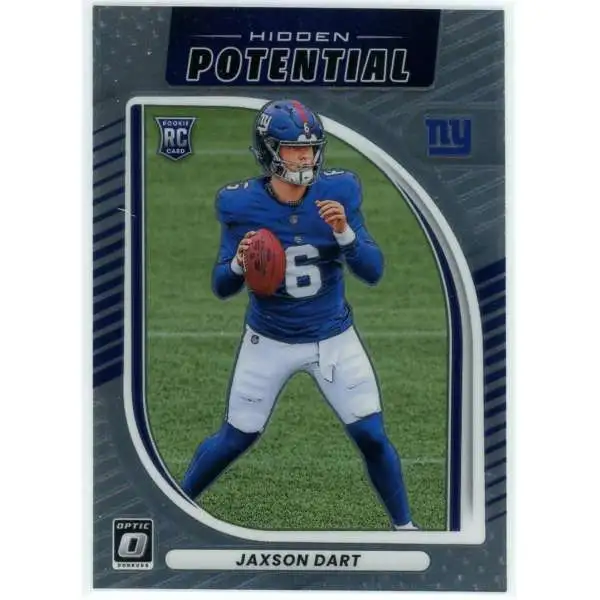 NFL 2025 Panini Donruss Optic Hidden Potential Jaxson Dart #2 [Rookie]