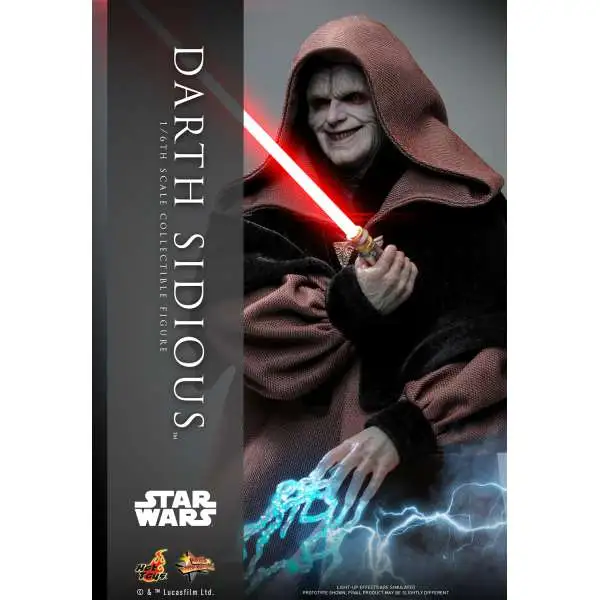 Star Wars Revenge of the Sith Darth Sidious Collectible 1/6 Scale Figure (Pre-Order ships October 2025)