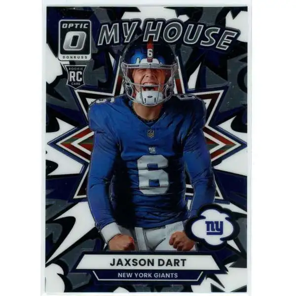 NFL 2025 Panini Donruss Optic My House Jaxson Dart #2 [Rookie]