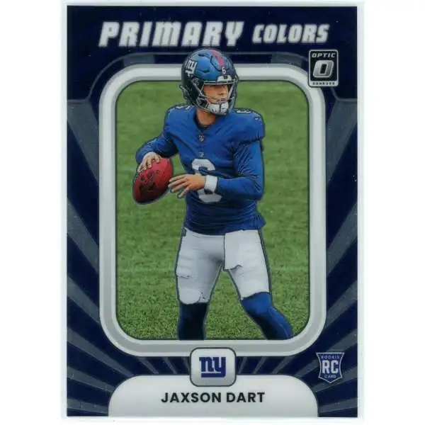 NFL 2025 Panini Donruss Optic Primary Colors Jaxson Dart #2 [Rookie]
