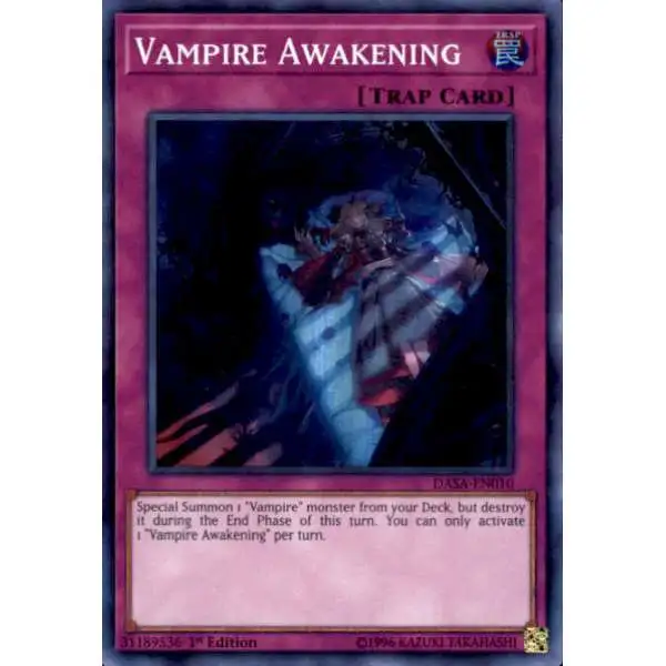 YuGiOh Dark Saviors Super Rare Vampire Awakening DASA-EN010