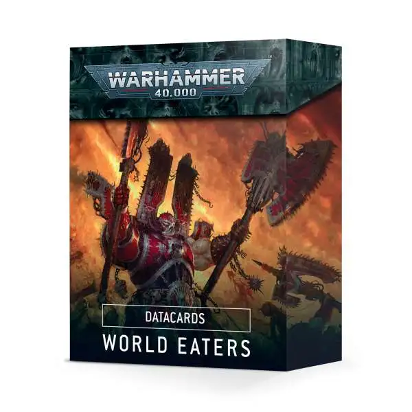 Warhammer 40,000 World Eaters Datacards [9th Ed.]