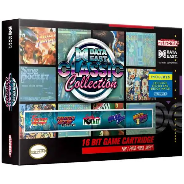 SNES Data East Classic Collection Video Game Cartridge [5 Games]