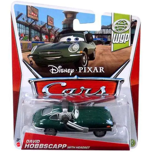 Disney / Pixar Cars Series 3 David Hobbscapp with Headset Diecast Car