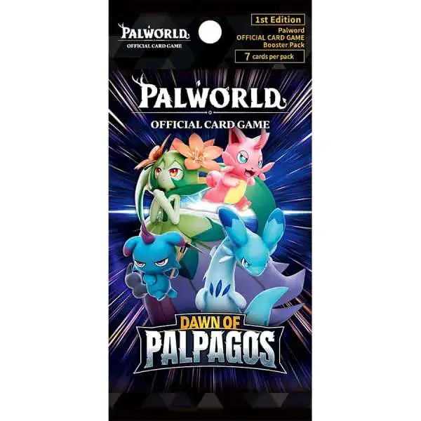 Palworld Trading Card Game Dawn of Palpagos Booster Pack POCGe-BP01 [7 Cards] (Pre-Order ships July)