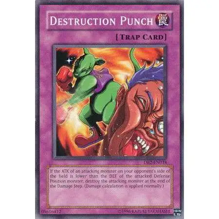 YuGiOh Dark Beginning 2 Common Destruction Punch DB2-EN018
