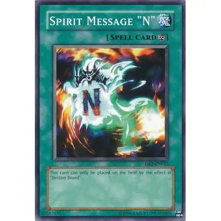 YuGiOh Dark Beginning 2 Common Spirit Message "N" DB2-EN023