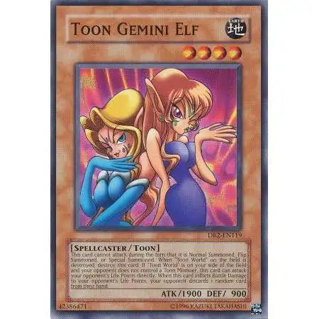 YuGiOh Dark Beginning 2 Common Toon Gemini Elf DB2-EN119