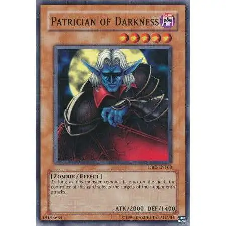 YuGiOh Dark Beginning 2 Common Patrician of Darkness DB2-EN168