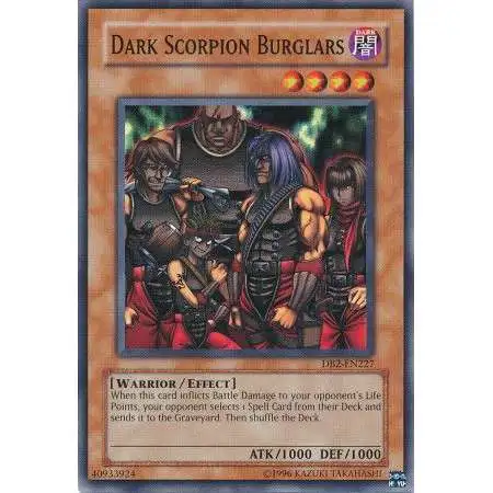 YuGiOh Dark Beginning 2 Common Dark Scorpion Burglars DB2-EN227