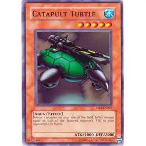 YuGiOh Dark Beginning 2 Super Rare Catapult Turtle DB2-EN047