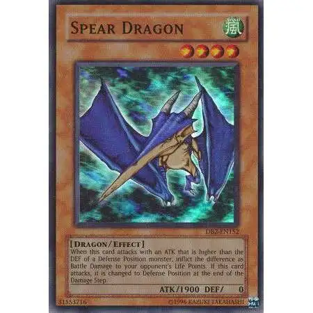 YuGiOh Dark Beginning 2 Super Rare Spear Dragon DB2-EN152