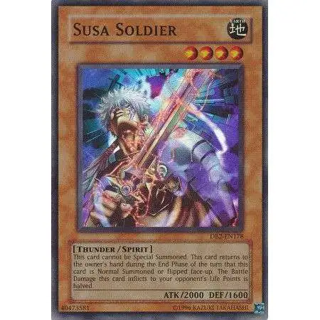 YuGiOh Dark Beginning 2 Super Rare Susa Soldier DB2-EN178