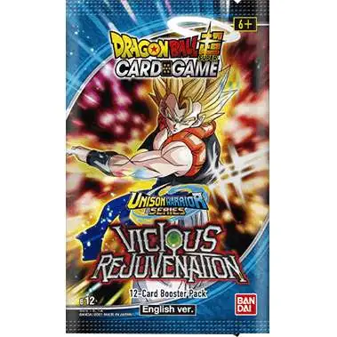 Dragon Ball Super Trading Card Game Unison Warrior Series 3 Vicious Rejuvenation Booster Pack DBS-B12 [12 Cards]