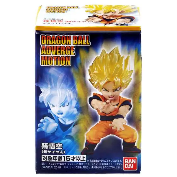 Dragon Ball Super Adverge Motion Wave 1 Super Saiyan Son Goku Mini Figure