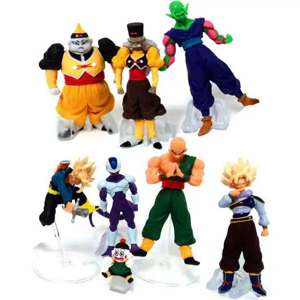 Dragon Ball Z Set of 7 Conflict 3.5-Inch Mini PVC Figures