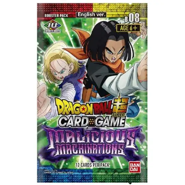 Dragon Ball Super Trading Card Game Series 8 Malicious Machinations Booster Pack DBS-B08 [12 Cards]
