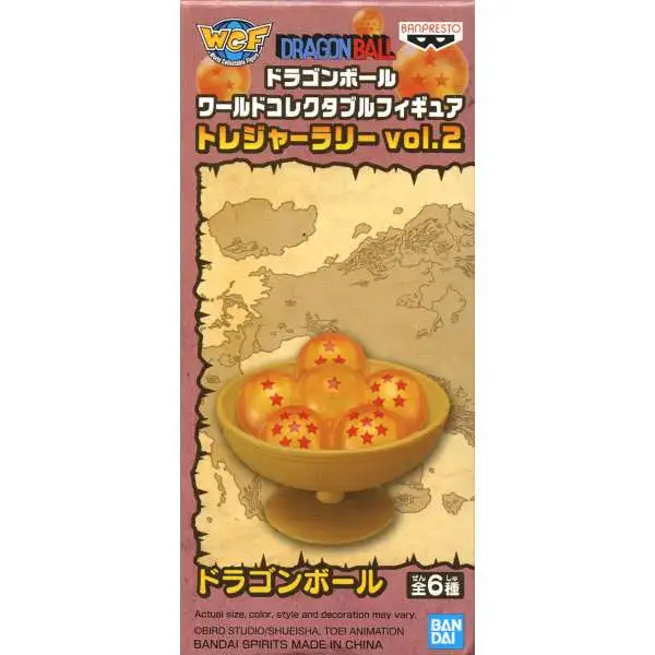 Dragon Ball Legends WCF Treasure Rally Volume 2 Dragon Balls 2.5-Inch Mini Figures