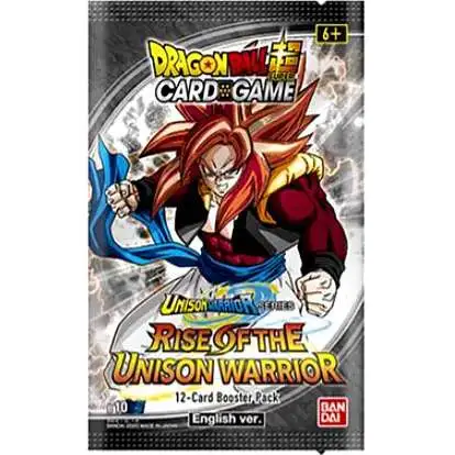 Dragon Ball Super Trading Card Game Unison Warrior Series 1 Rise of the Unison Warrior Booster Pack DBS-B10 [12 Cards, Unlimited Edition]
