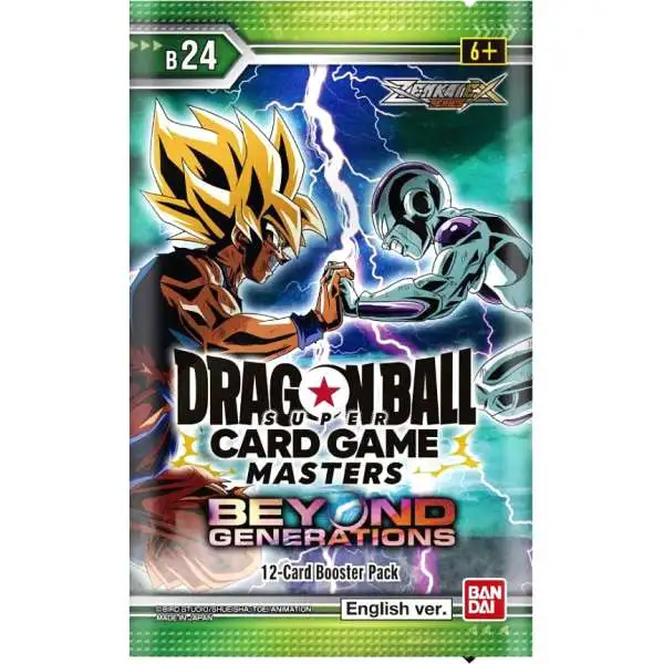 Dragon Ball Super Trading Card Game Zenkai EX Series 7 Beyond Generations Booster Pack DBS-B24 [12 Cards]