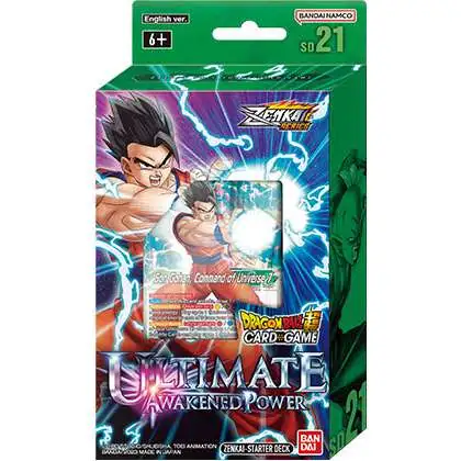 Dragon Ball Super Trading Card Game Zenkai Series 3 Power Absorbed Ultimate Awakened Power Starter Deck SD21 [51 Cards]
