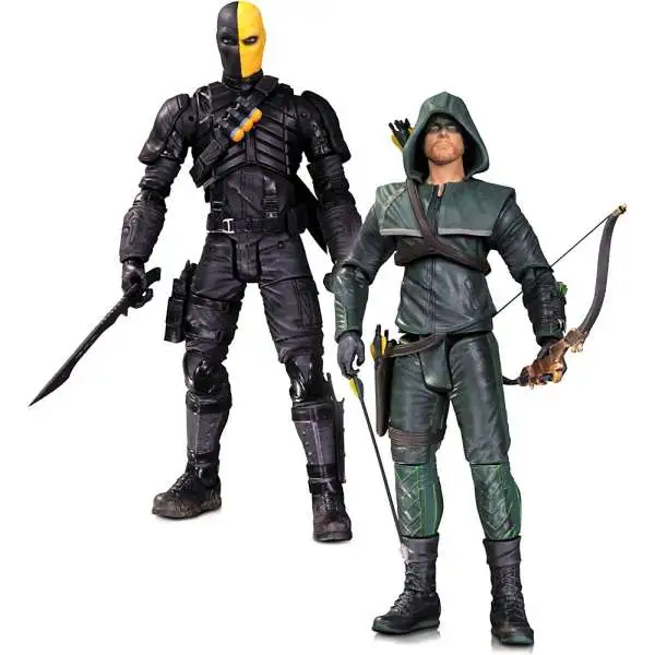 DC Arrow Oliver Queen & Deathstroke Action Figure 2-Pack