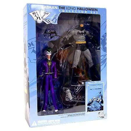 DC Batman & The Joker & Graphic Novel: The Long Halloween Action Figure Collection Pack