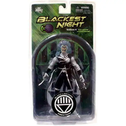 DC Green Lantern Blackest Night Series 4 Black Lantern Firestorm Action Figure