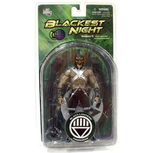 DC Green Lantern Blackest Night Series 5 Black Lantern Hawkman Action Figure