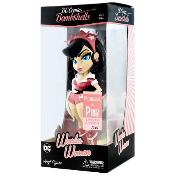 DC Bombshells Wonder Woman Exclusive Vinyl Figure [Powerful in Pink]