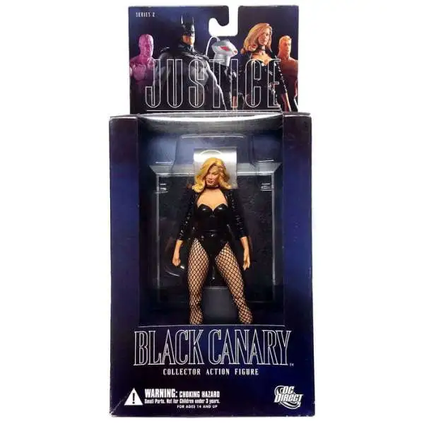 DC Alex Ross Justice League Series 2 Black Canary Action Figure