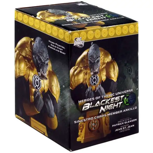 DC Green Lantern Blackest Night Sinestro Corps Member Arkillo 6-Inch Bust