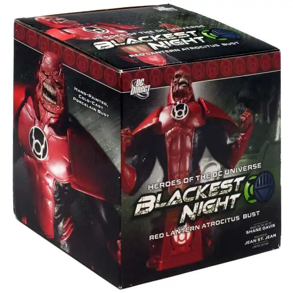 DC Green Lantern Blackest Night Red Lantern Atrocitus 6-Inch Bust