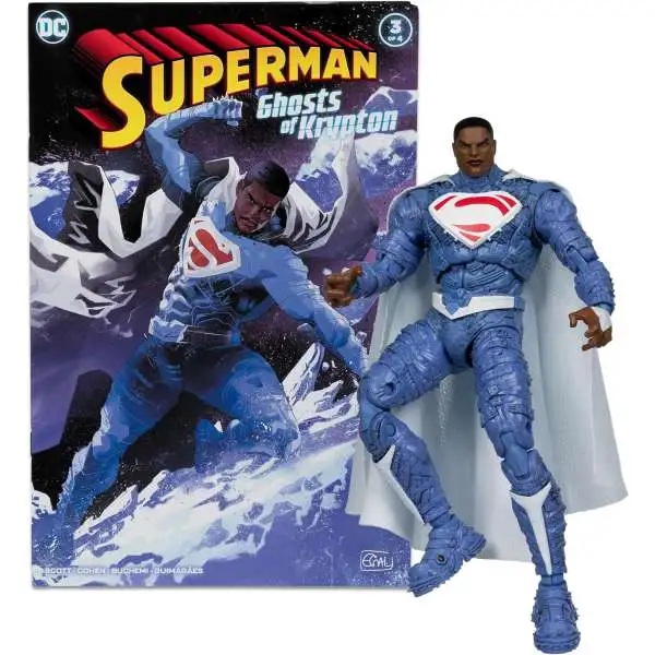 McFarlane Toys DC Page Punchers Earth-2 Superman Action Figure & Comic Book [Ghosts of Krypton]
