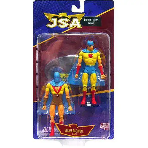 DC JSA Series 1 Golden Age Atom Action Figure 2-Pack