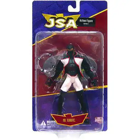 DC JSA Series 1 Mr. Terrific Action Figure [Damaged Package]