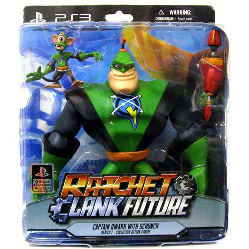 Ratchet and Clank Future Series 1 Captain Quark & Scrunch Action Figure 2-Pack