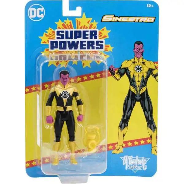 McFarlane Toys DC Direct Super Powers Sinestro Action Figure [Sinestro Corps War, Damaged Package]