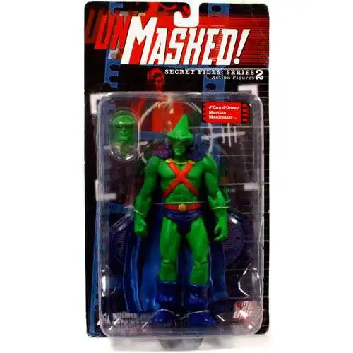 DC Secret Files Series 2 Unmasked J'onn J'onzz / Martian Manhunter Action Figure